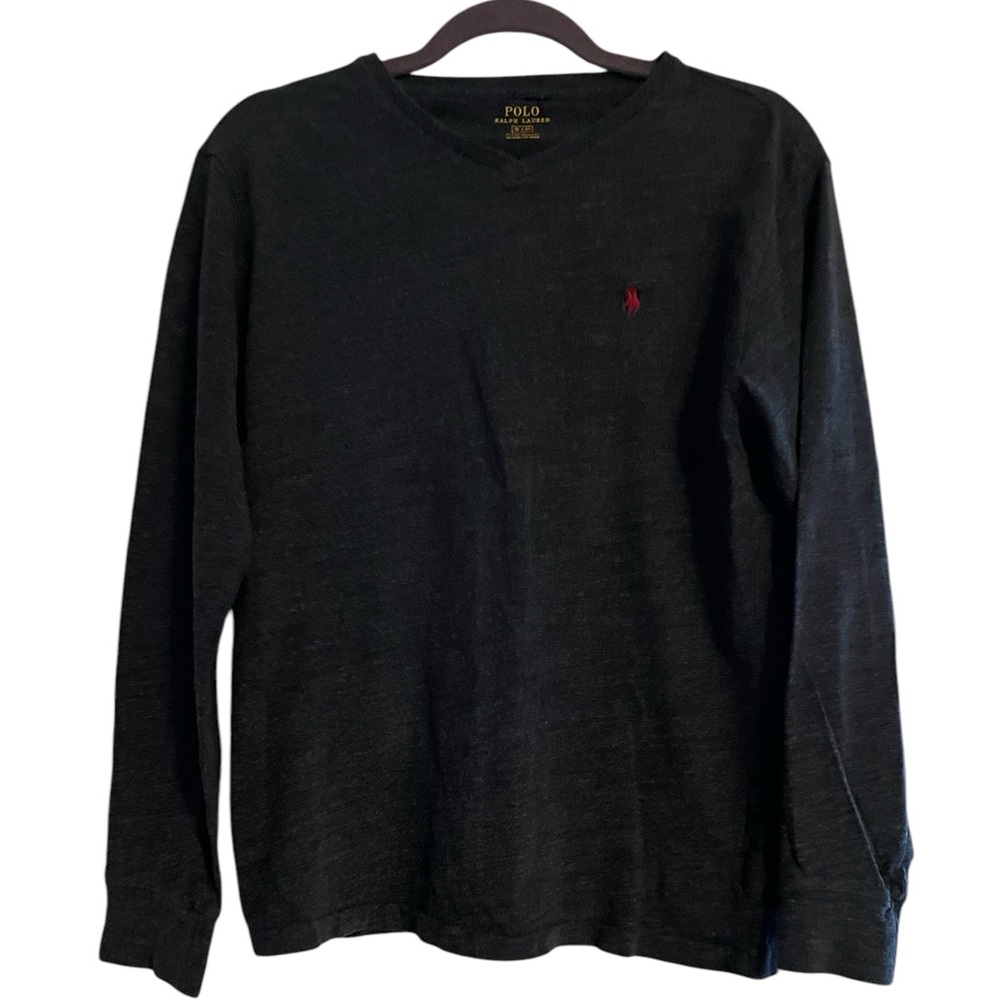 Polo Ralph‎ Lauren Men’s Small Long Sleeve Dark Gray Casual Shirt